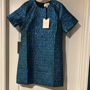 NWT Tuckernuck Pomander Place Pavo Jacquard Mae Dress